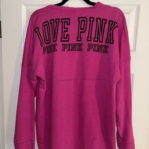 Victoria’s Secret pink sweatshirt